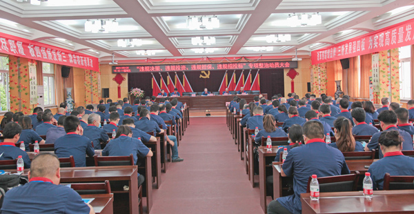 公司召開“違規(guī)決策、違規(guī)投資、違規(guī)擔(dān)保、違規(guī)招投標(biāo)”專項(xiàng)整治動(dòng)員大會(huì)