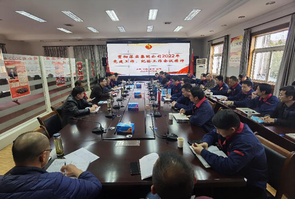 公司召開會議傳達集團公司黨建工作、紀(jì)檢工作會議精神