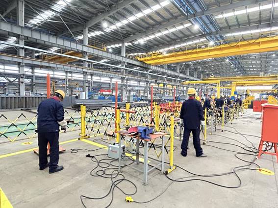 公司舉辦電焊工、電工技術(shù)比武