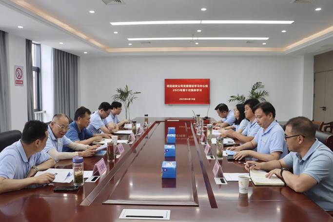 公司黨委中心組召開學(xué)習(xí)研討會(huì)